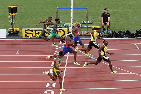 田径世锦赛|男子百米跑项目进入爆发期:冠军9秒77,决赛五人破10秒