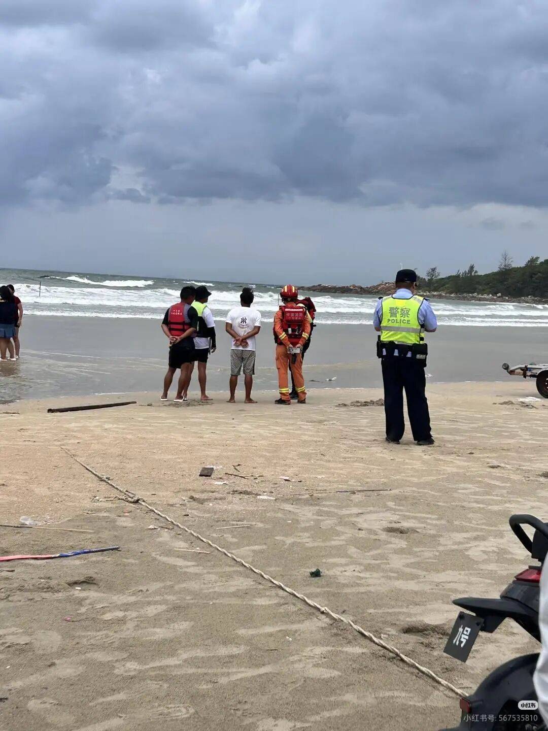 年轻男子在惠州一海滩游泳时失踪，当地回应