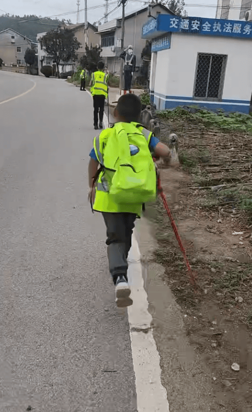 湖北一男子辞掉月薪2万元工作,带9岁儿子徒步千里,计划60天走到山东……原因让人泪目